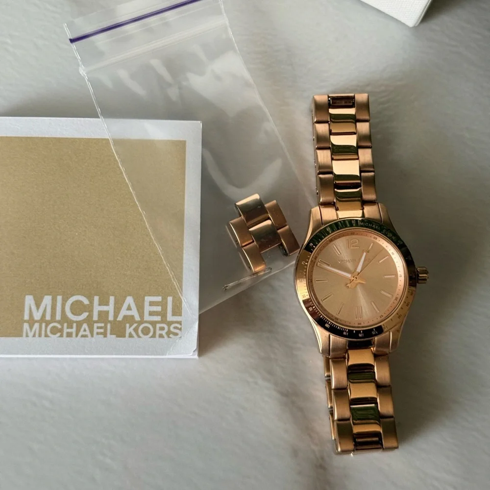 Michael Kors Rose Gold Stainless Steel Watch